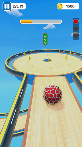 Skyball Run Rolling Ball Game ekran görüntüsü