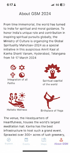 Global Spirituality Mahotsav ekran görüntüsü