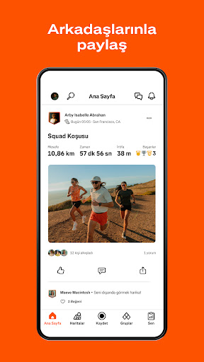 Strava: Koş, Sür, Yürü ekran görüntüsü