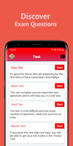 RTA Theory Test ekran görüntüsü