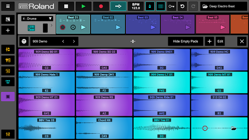 Roland Zenbeats Music Creation ekran görüntüsü