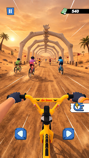 Bmx Cycle Stunt Racing Games ekran görüntüsü