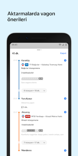 Yandex Metro ekran görüntüsü