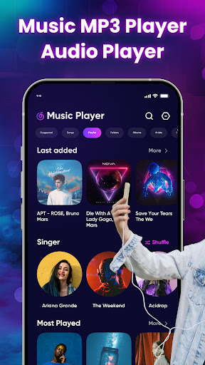 Music Player - Mp3 Music App ekran görüntüsü