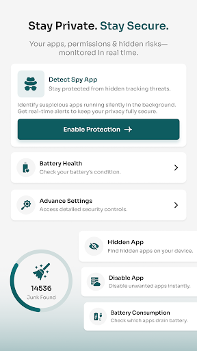 Anti Hack & Spyware Detector ekran görüntüsü