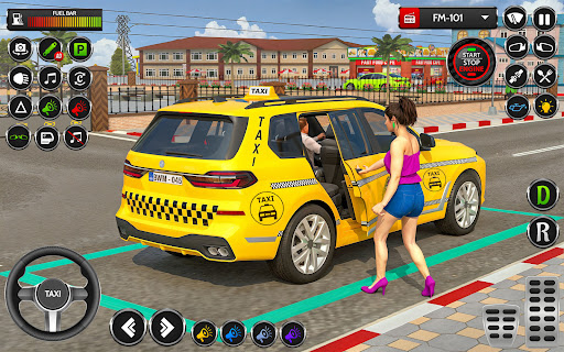 Car Driving Taxi Simulator ekran görüntüsü