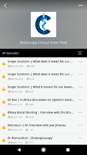 New BSC Podcast App ekran görüntüsü