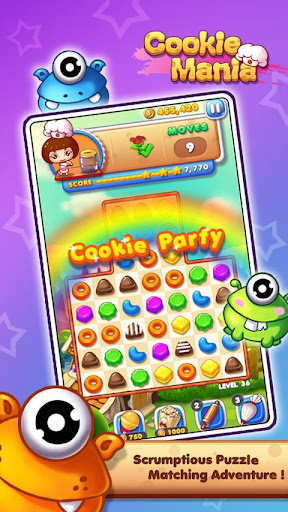 Cookie Mania - Match-3 Sweet G ekran görüntüsü