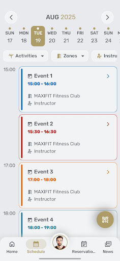 MAXIFIT Fitness Club ekran görüntüsü