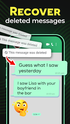 Recover Deleted Messages, SMS ekran görüntüsü