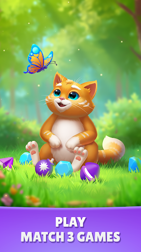 Cozy Match 3: Gem Puzzle Game ekran görüntüsü