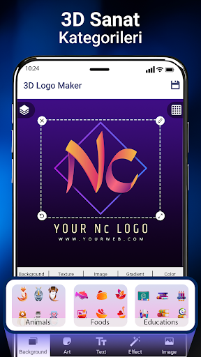 3D Logo Maker - Tasarım Logosu ekran görüntüsü