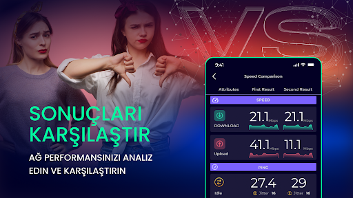 Speed Test Hız Testi Internet ekran görüntüsü