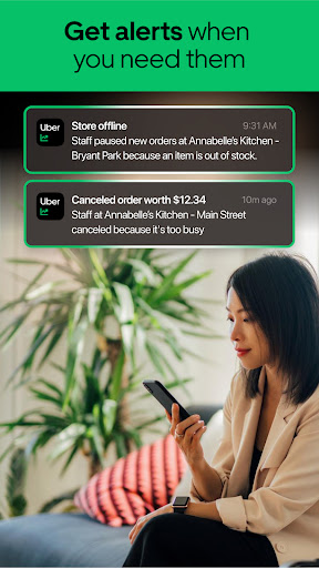 Uber Eats Manager ekran görüntüsü