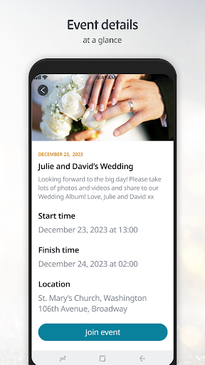 Nixplay Events ekran görüntüsü
