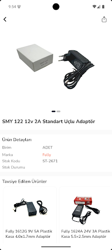 Özdemir Elektronik B2B ekran görüntüsü