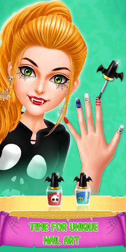 Halloween Makeover Salon Game ekran görüntüsü