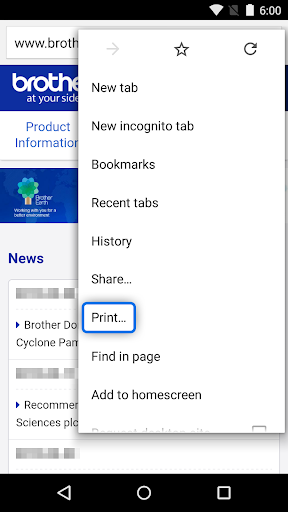 Brother Print Service Plugin ekran görüntüsü