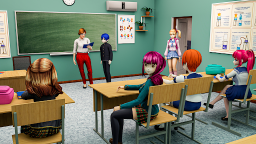 Anime High School Story Games ekran görüntüsü