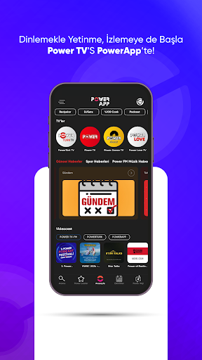 PowerApp: Radyo, Podcast, DJ ekran görüntüsü