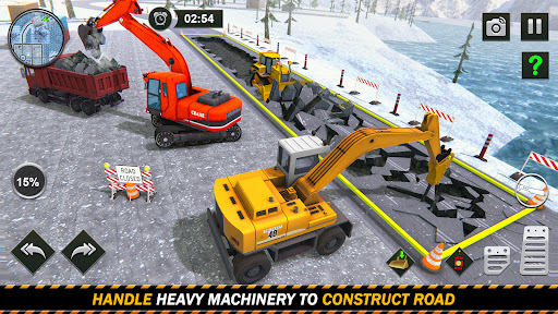 Snow Offroad Construction Game ekran görüntüsü