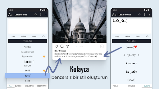 Şık Yazı Tipi: Yazı Tipi Stili ekran görüntüsü
