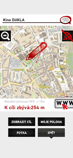 Jihlava pěšky ekran görüntüsü