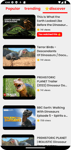 dinozor belgeseli ekran görüntüsü