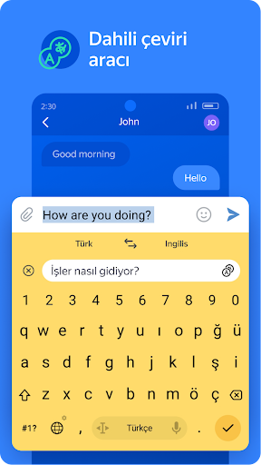 Yandex Keyboard - Klavye ekran görüntüsü