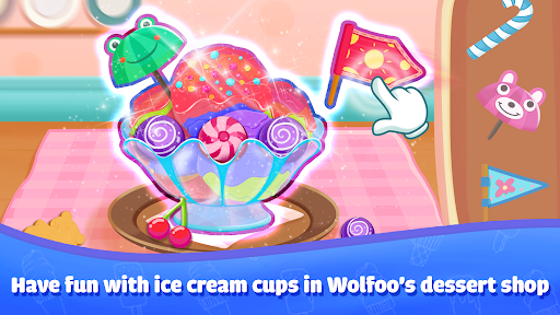 Wolfoo Ice Cream Shop: Dessert ekran görüntüsü