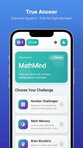 Math Mind - Challenges ekran görüntüsü