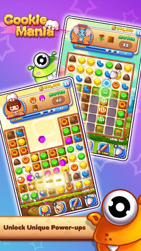 Cookie Mania - Match-3 Sweet G ekran görüntüsü
