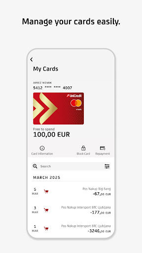 Mobilna banka GO! ekran görüntüsü