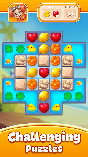 Candy Pop Story : Match 3 ekran görüntüsü