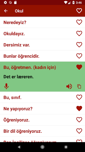 Danca öğrenin ekran görüntüsü