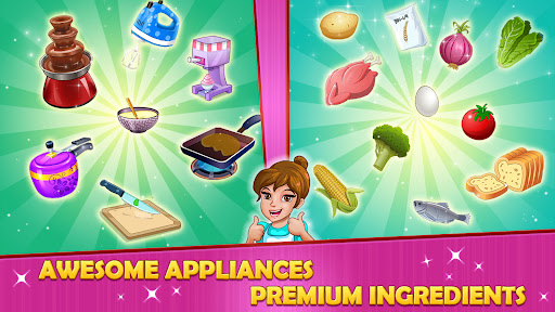 Kitchen story: Food Fever Game ekran görüntüsü