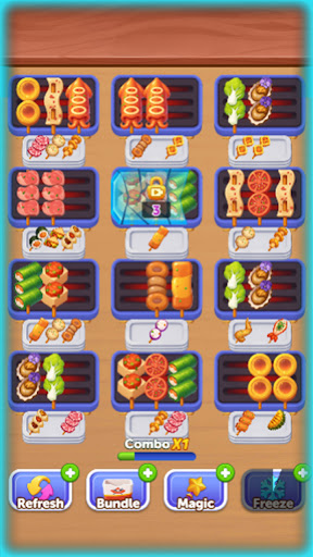 Grill Sort: Food Cook Puzzle ekran görüntüsü