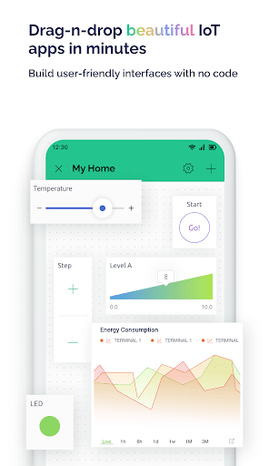 Blynk IoT ekran görüntüsü