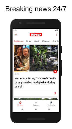 Irish Mirror ekran görüntüsü