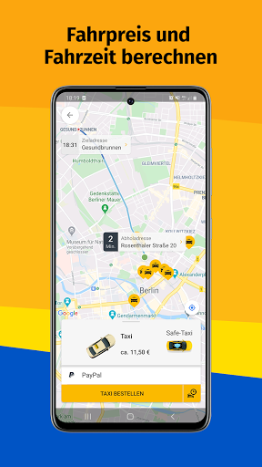 taxi.eu - Taxi-App für Europa ekran görüntüsü