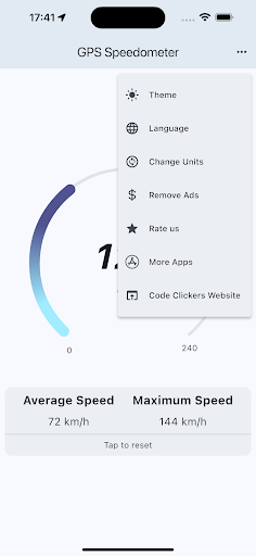Speedometer ekran görüntüsü