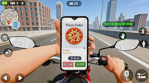 Pizza Delivery Games 3D ekran görüntüsü