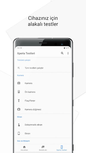 Sony | Support for Xperia ekran görüntüsü