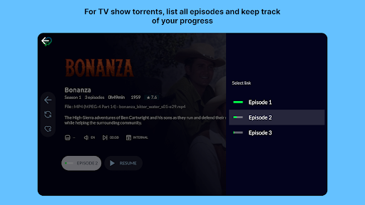 Unreal Debrid: Stream torrents ekran görüntüsü