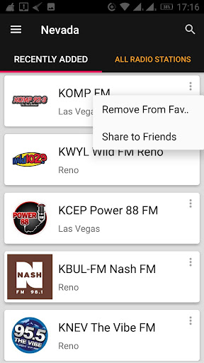 Nevada Radio Stations - USA ekran görüntüsü