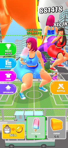 Eating Hero: Twerk Clicker ekran görüntüsü