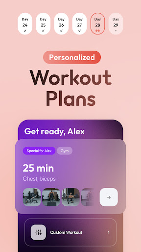 Zing AI: Home & Gym Workouts ekran görüntüsü