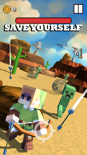 Craft Blocky Archer ekran görüntüsü