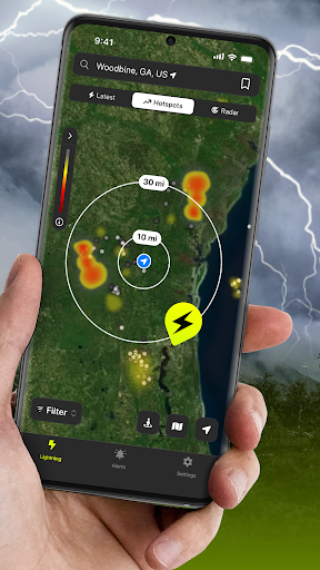 Lightning Tracker My Radar Map ekran görüntüsü