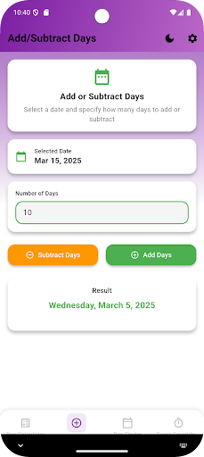 Day Calculator ekran görüntüsü